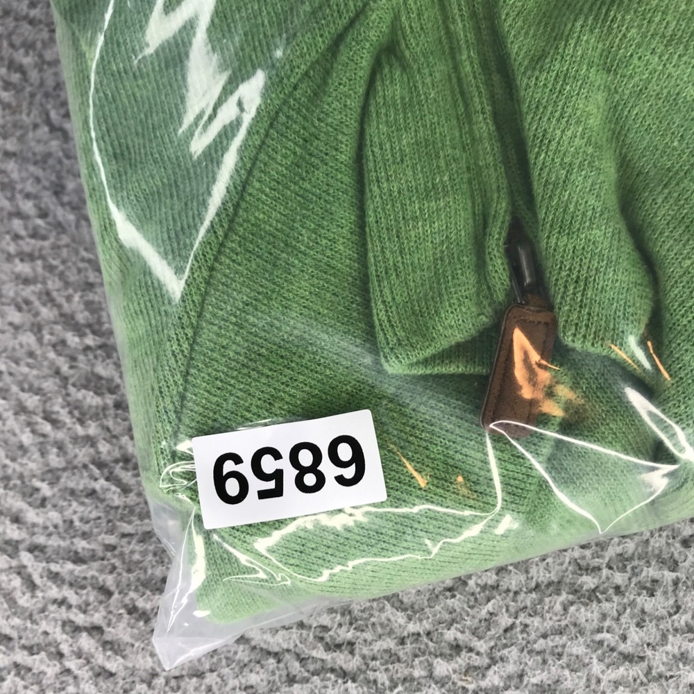 Polo Ralph Lauren Sweater Mens 2XL Green 1/4 Zip Mock Neck Pullover Preppy NEW - Picture 13 of 13
